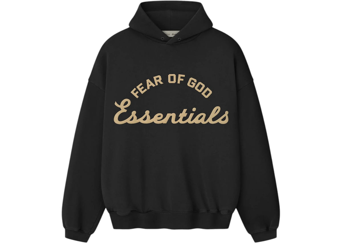 Fear of God Essentials Training 90's Hoodie Faded Black -1