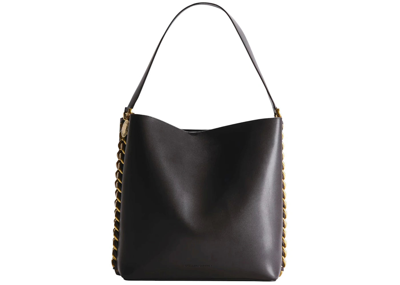H&M x Stella McCartney Women's Chain-Detail Shoulder Bag Dark Brown -1