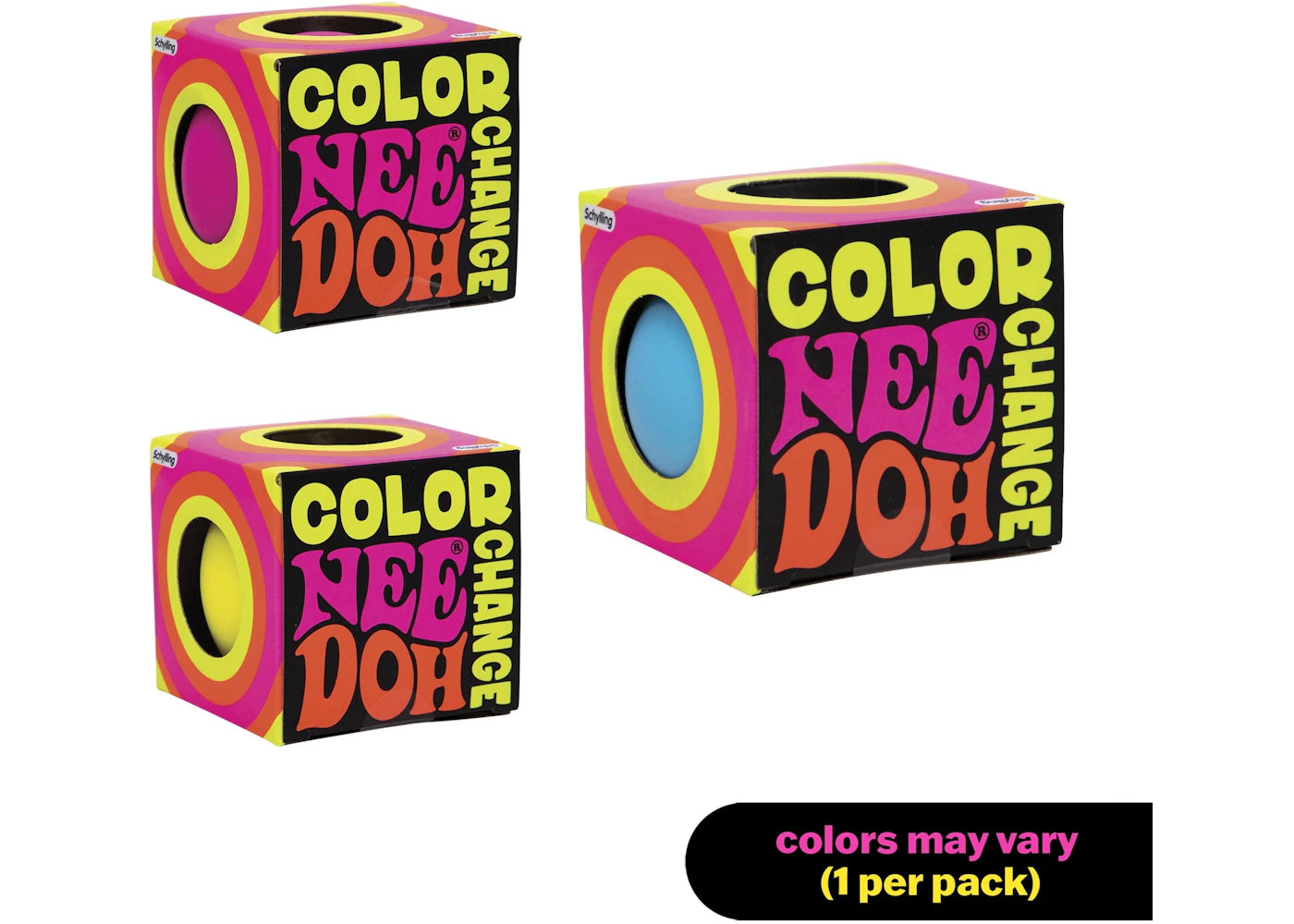 NeeDoh Color Change set of 3 Squishy Fidget Toy -1