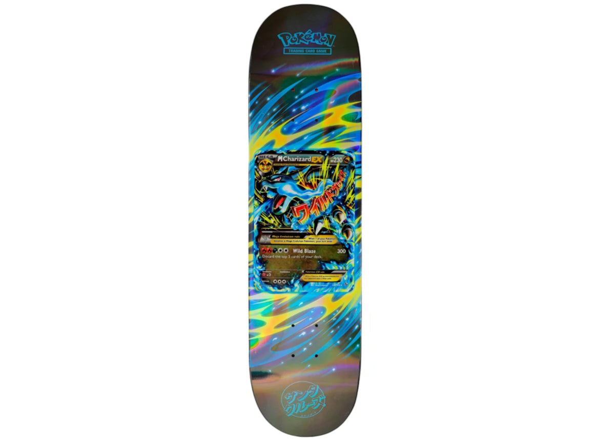 Santa Cruz Skateboards X Pokemon 2026 Skateboard Deck - M Charizard ex Edition Blue -1