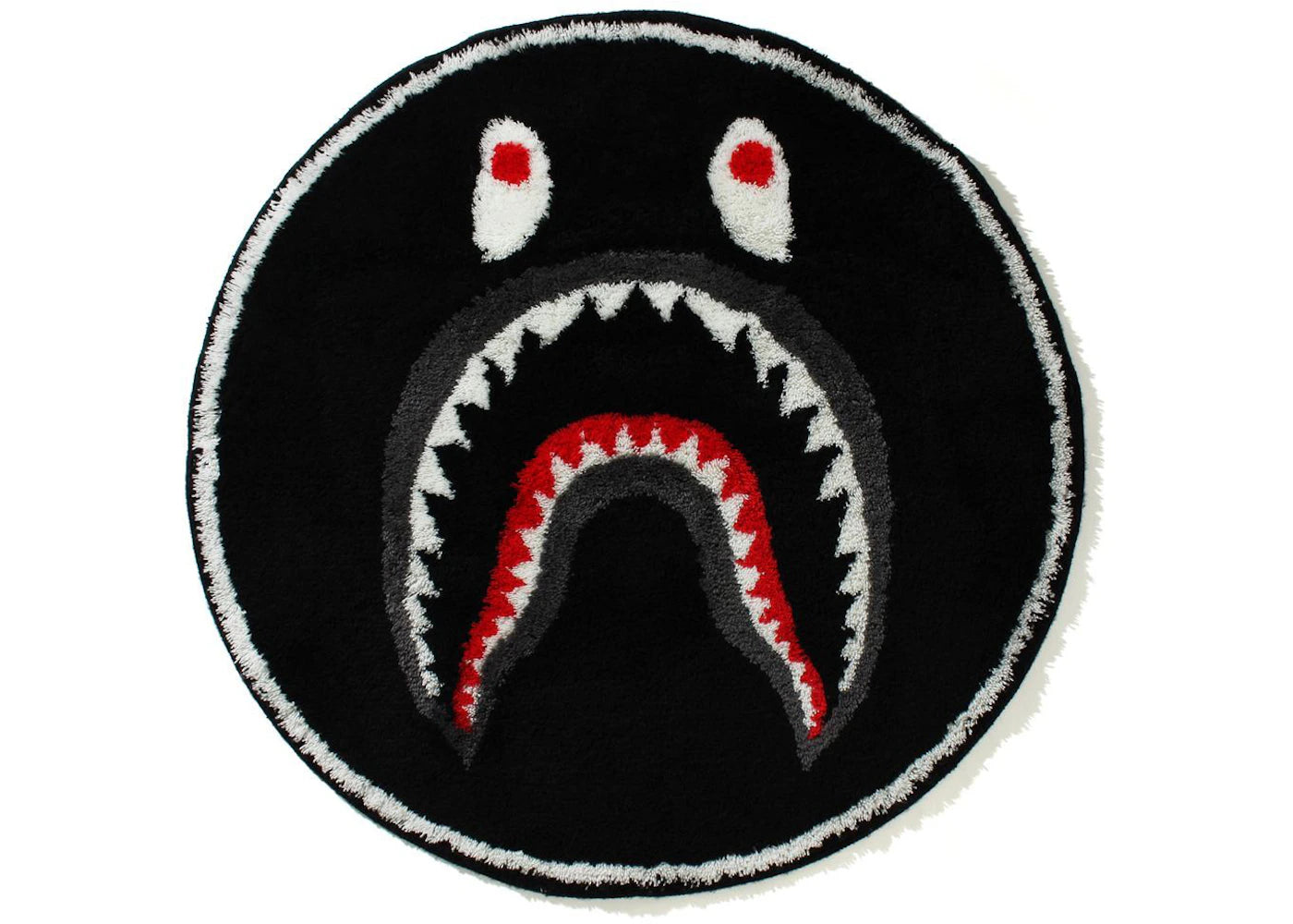 BAPE Shark Rug Mat Black -1