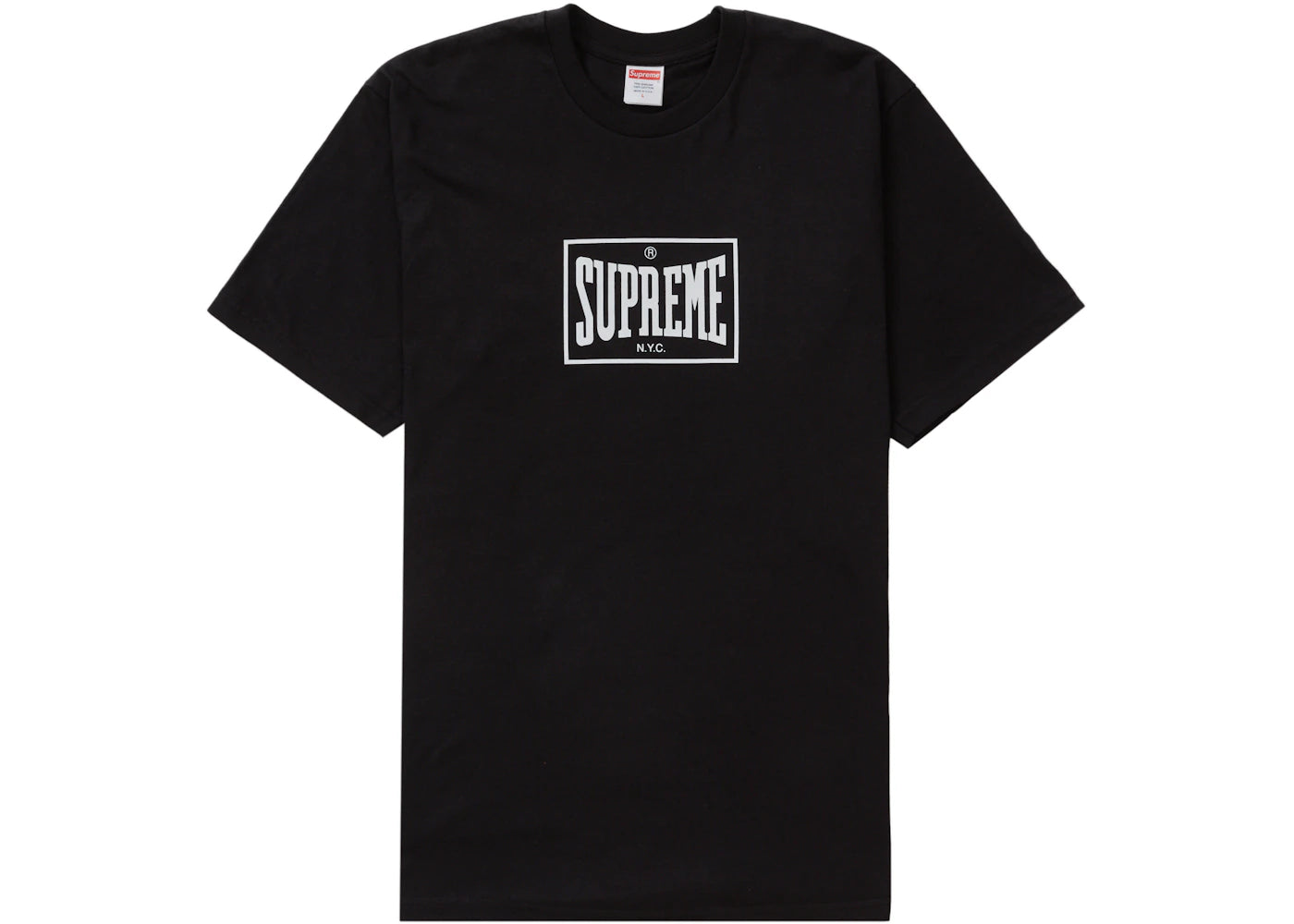 Supreme Warm Up Tee Black -1