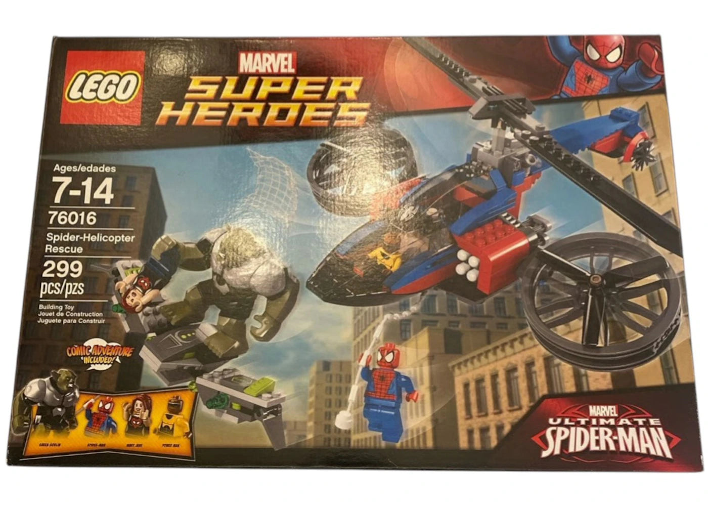 LEGO Marvel Super Heroes Spider-Helicopter Rescue Set 76016 -1