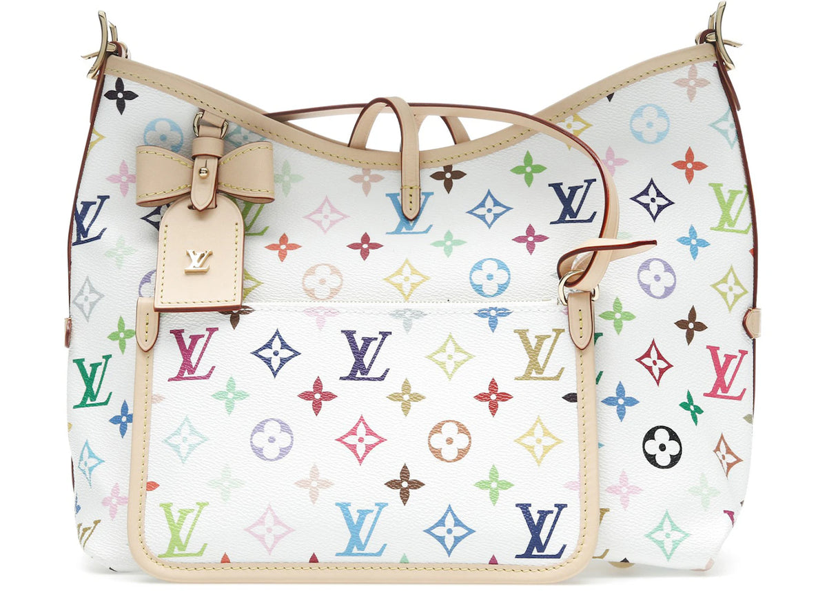 Louis Vuitton x Takashi Murakami CarryAll PM White Multicolored -1