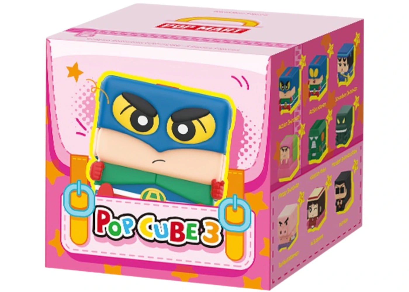 Pop Mart Crayon Shinchan POP CUBE-3 Series Figures Single Blind Box -1