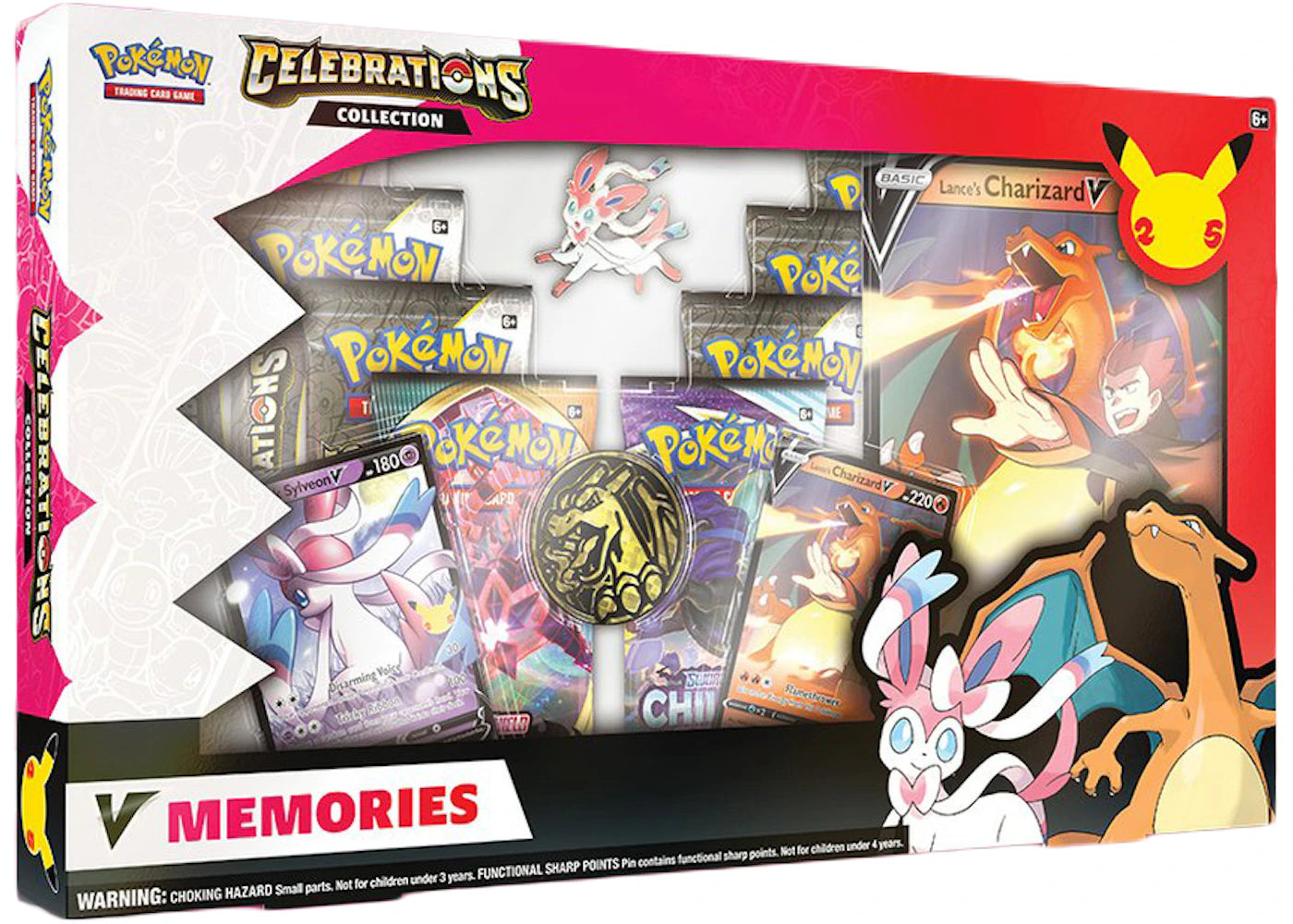 Pokémon TCG 25th Anniversary Celebrations V Memories Special Collection Box -1