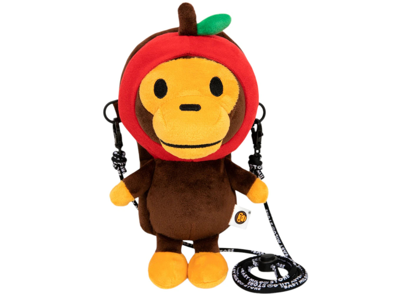 BAPE Baby Milo Plush Mobile Bag Bright Red -1