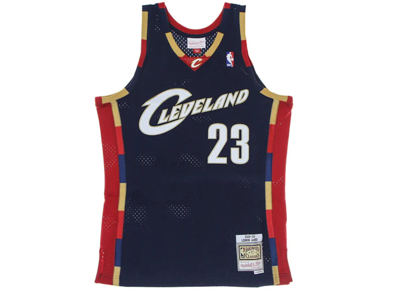 Mitchell & Ness Cleveland Cavaliers Alternate 2008-09 Lebron James Swingman Jersey Navy -1