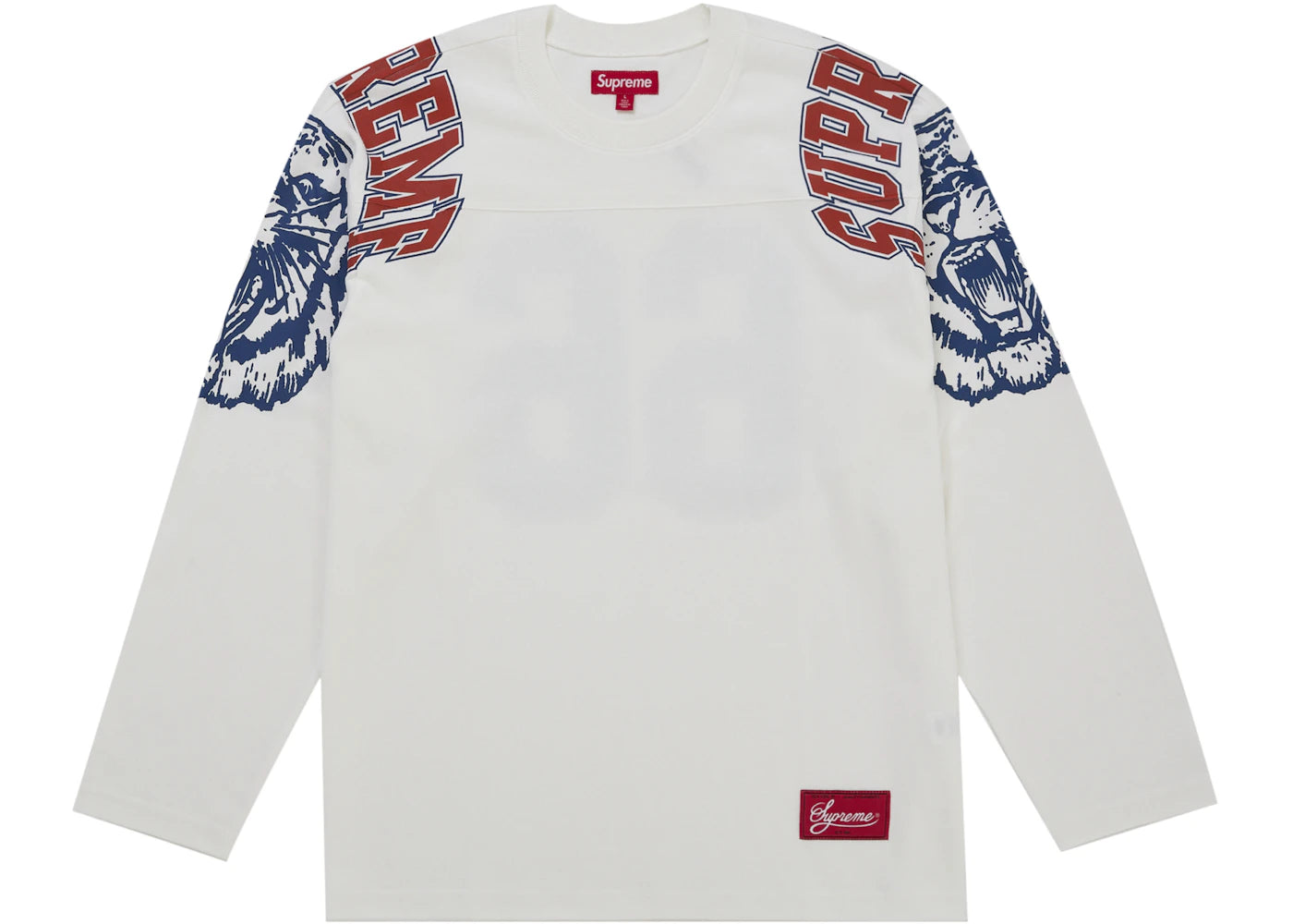 Supreme Mascot L/S Football Top White -1