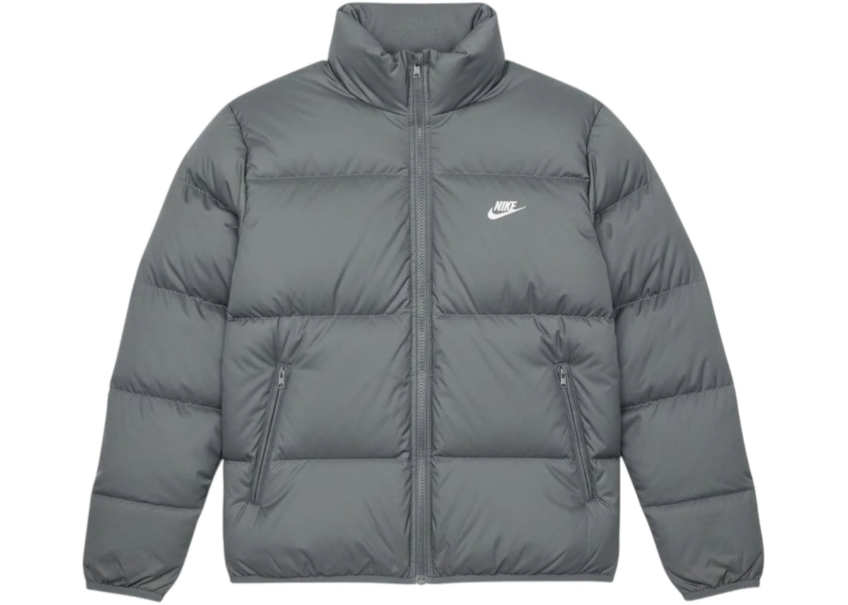 Nike Sportswear Club Therma-FIT Down Puffer Jacket Iron Grey/White -1