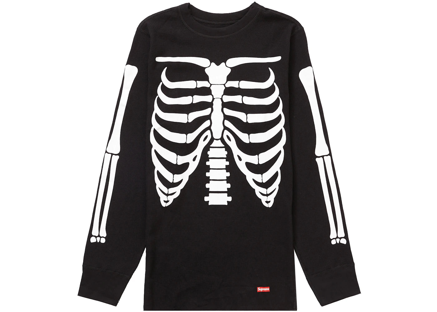Supreme Hanes Bones Thermal Crew (1 Pack) Black -1