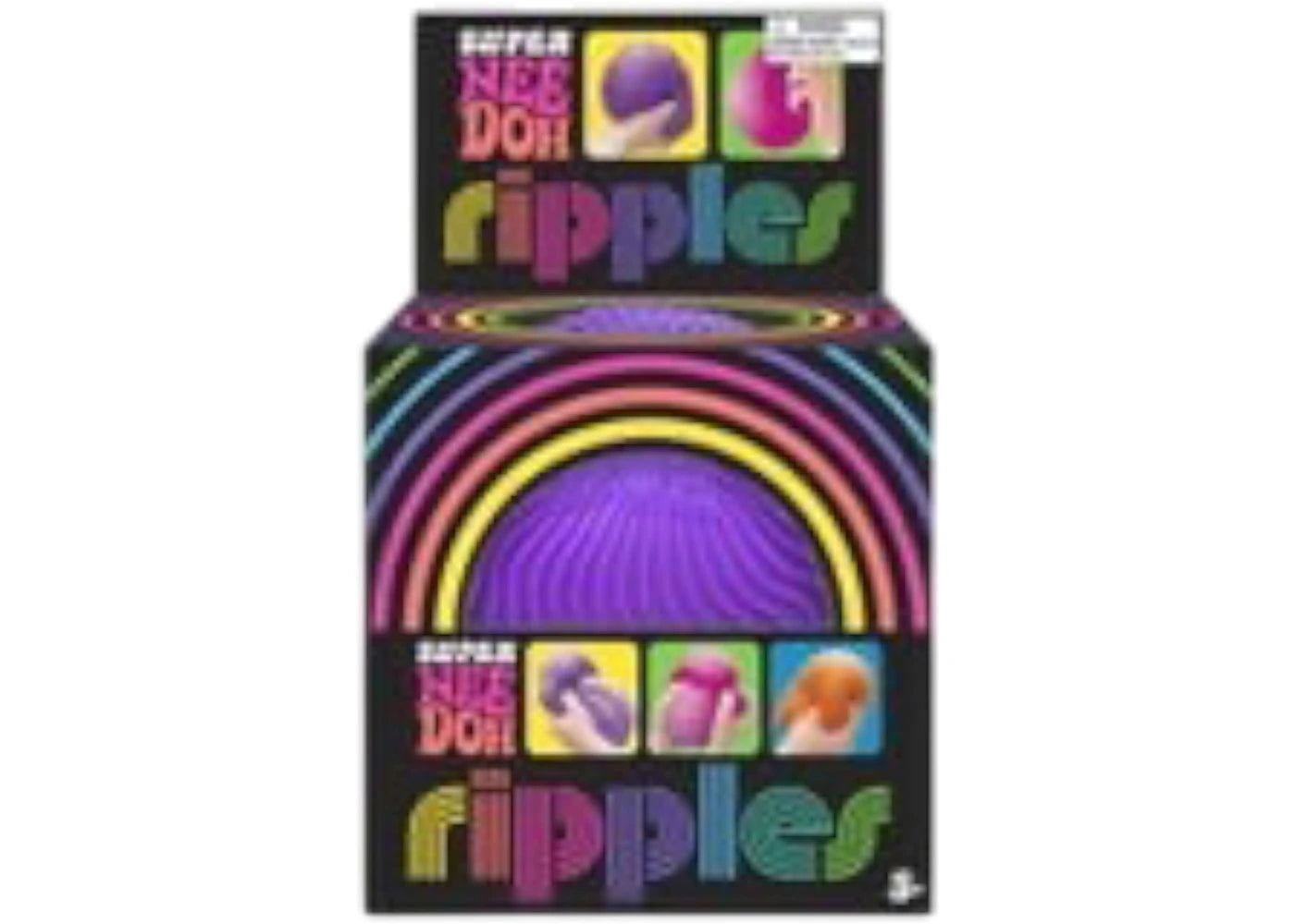 NeeDoh Super Ripples Fidget Ball Purple -1