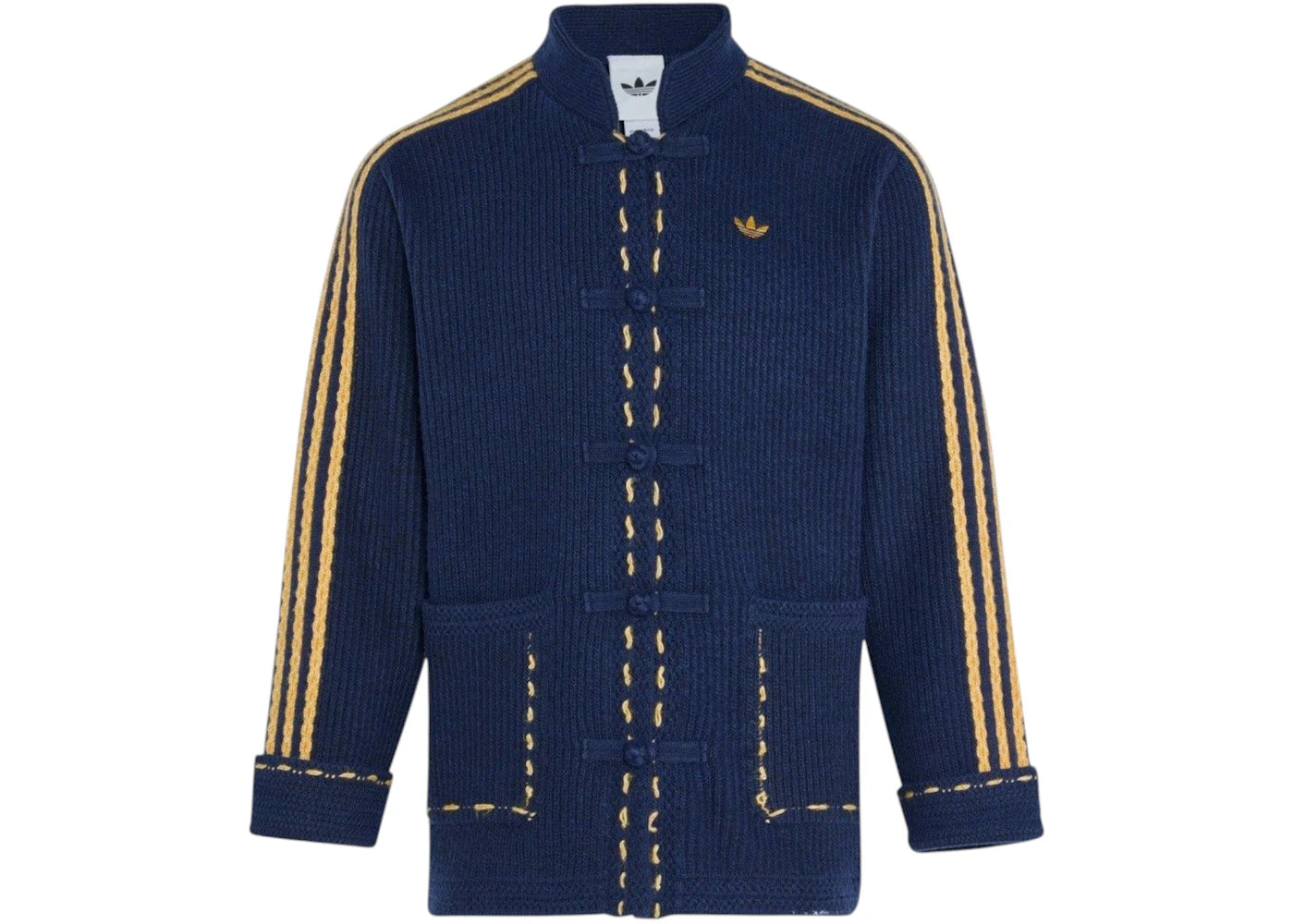 adidas New Year Knit Jacket (Asia Sizing) Navy -1