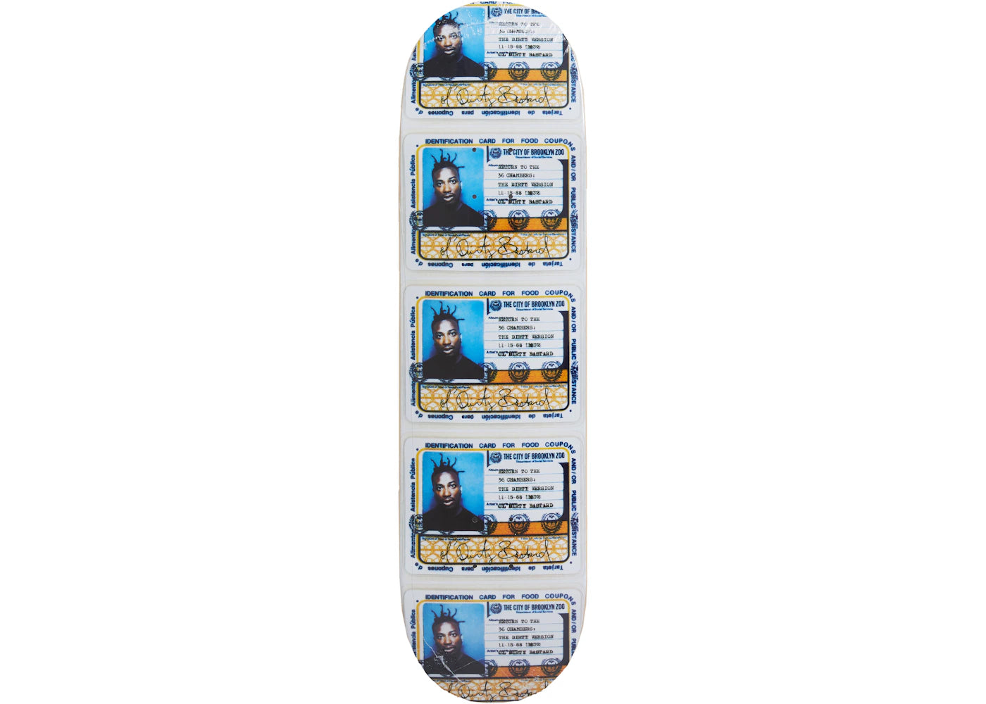 Supreme Ol' Dirty Bastard Skateboard Deck Multicolor -1