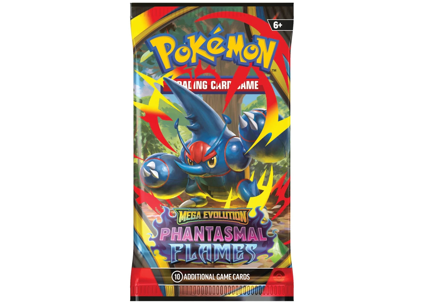 2025 Pokémon Mega Evolution Phantasmal Flames Mega Heracross Booster Pack -1