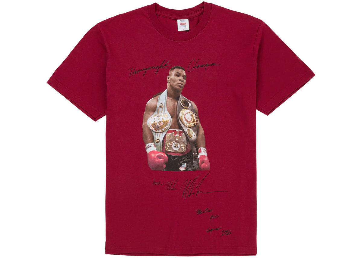 Supreme Martine Rose Champion Tee Cardinal -1
