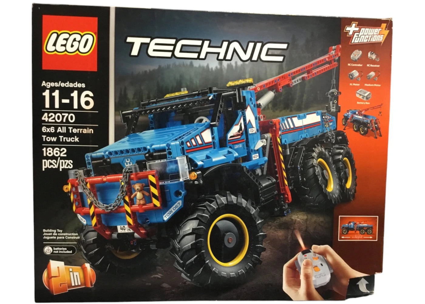 LEGO Technic 6x6 All Terrain Tow Truck Set 42070 -1