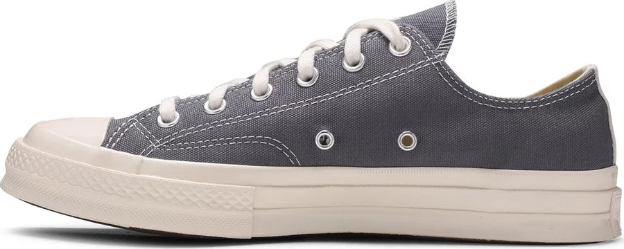 Chuck Taylor All-Star anni '70 Hi Comme des Garçons PLAY Grigio acciaio