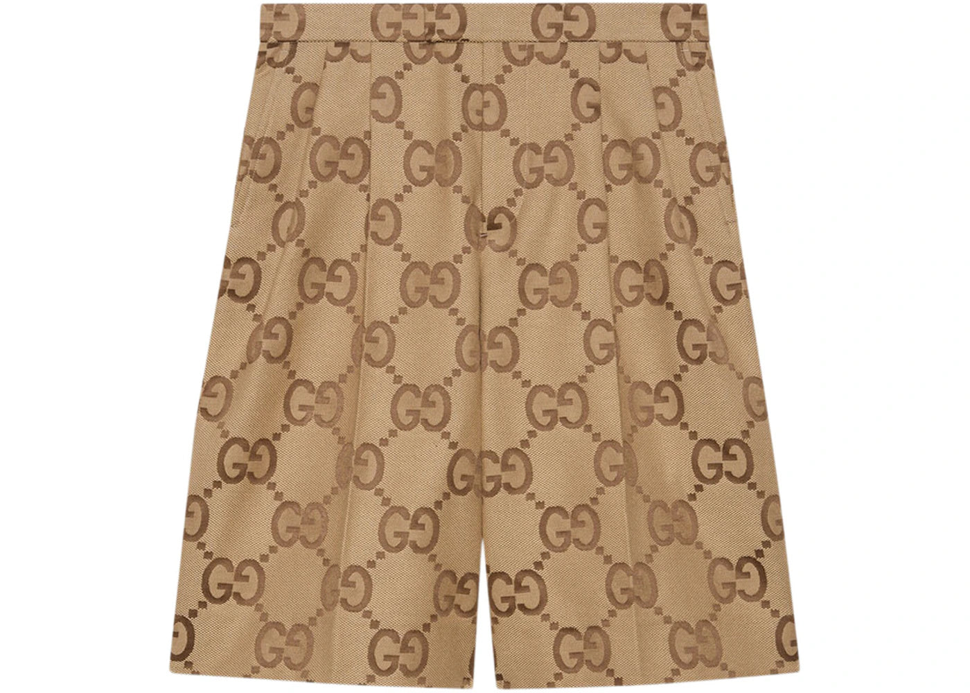 Gucci Jumbo GG Canvas Shorts Beige/Ebony -1