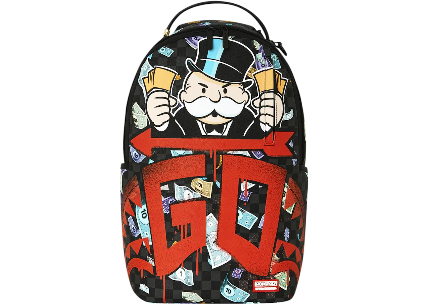 Sprayground Monopoly Time To Go Backpack Multicolor -1