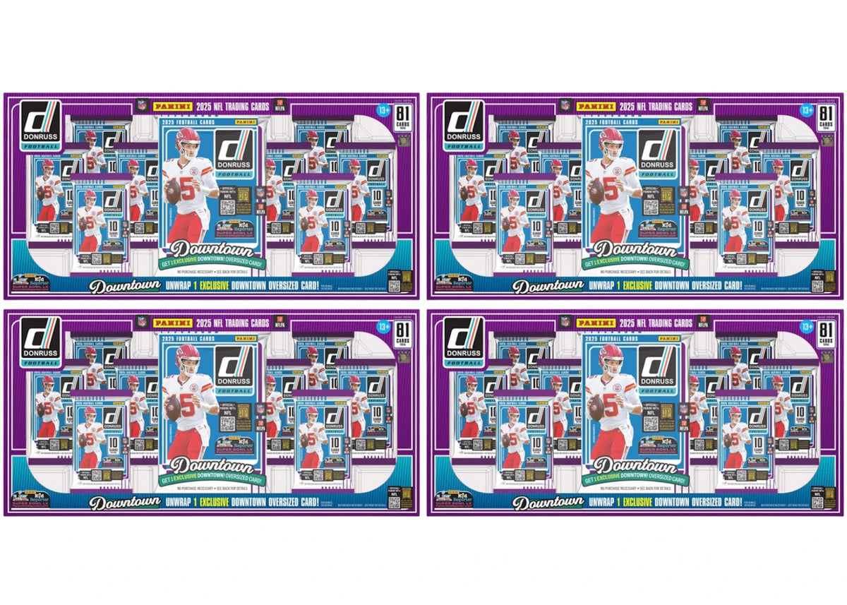 2025 Panini Donruss Football (Costco Exclusive) Bundle 4x Lot -1