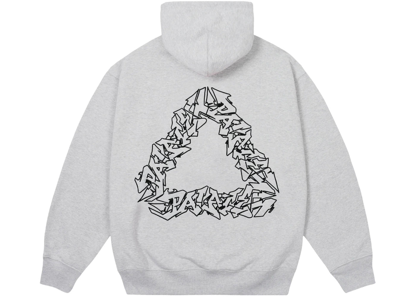 Palace P3 Piece Hoodie Grey Marl -1