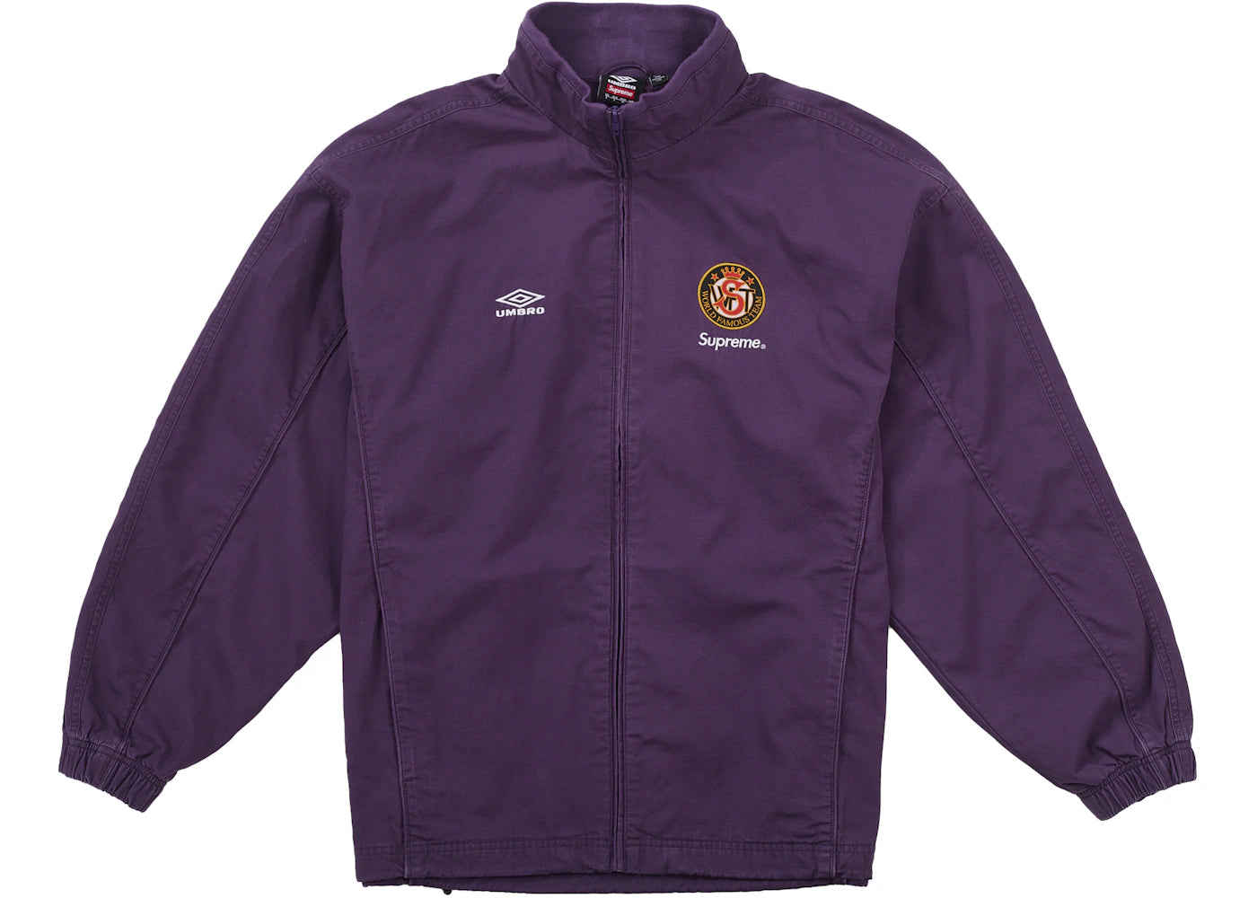 Supreme Umbro Cotton Ripstop Track Jacket (SS26) Plum -1