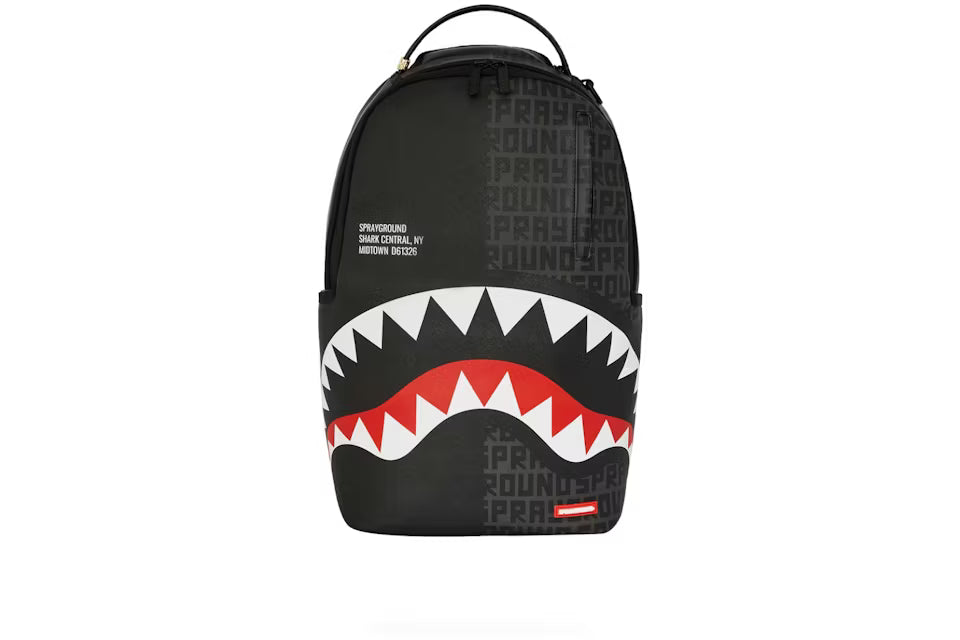 Sprayground Shark Central Split  null  DLXSV Backpack Black/Red -1