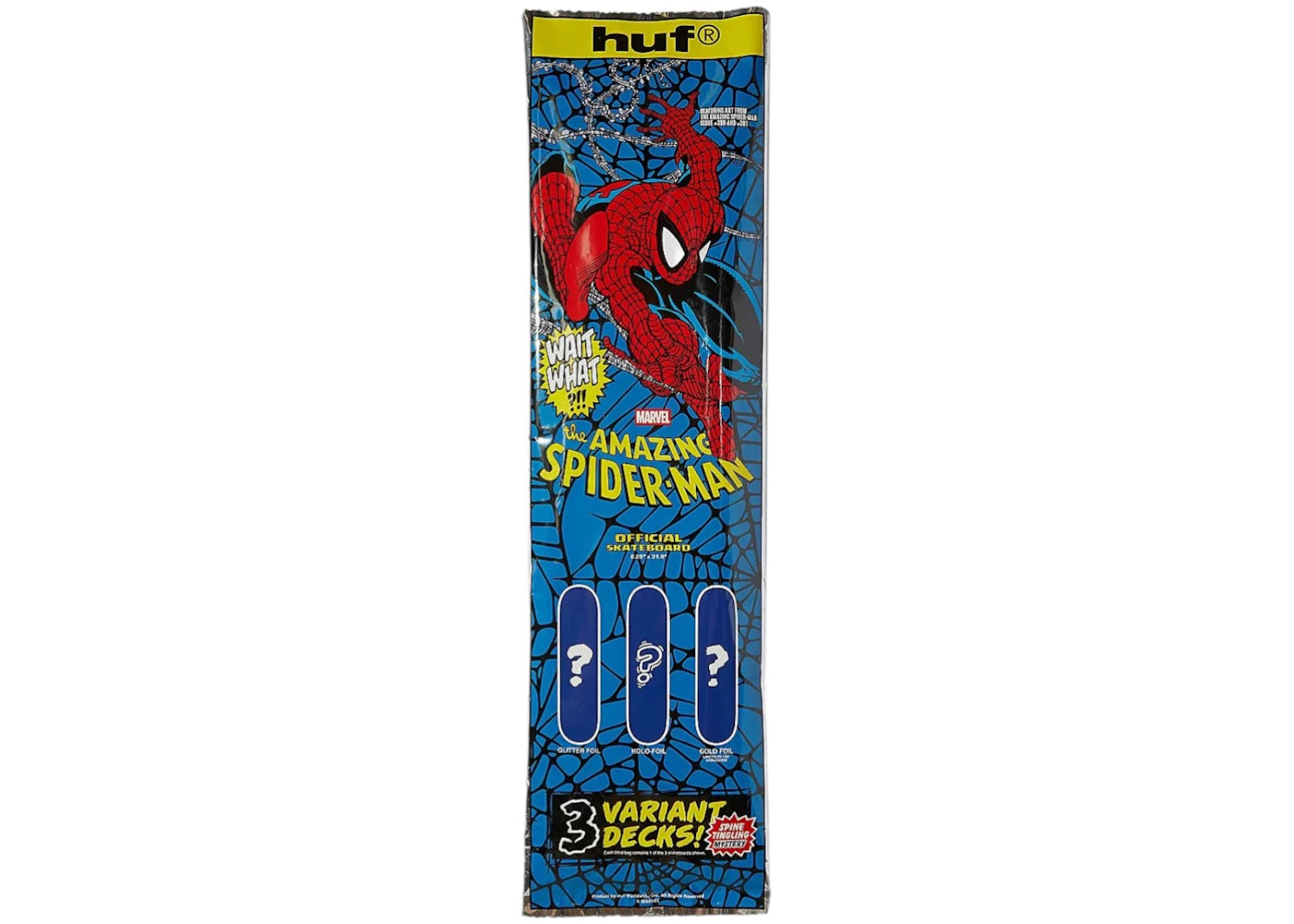 HUF x Spider-Man Issue 300 Blind Bag 8.25" Skateboard Deck -1