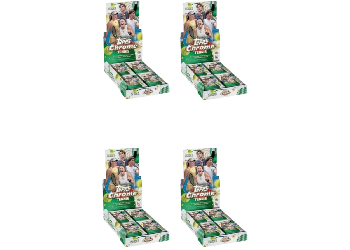 2026 Topps Chrome Tennis Hobby Box 4x Lot -1