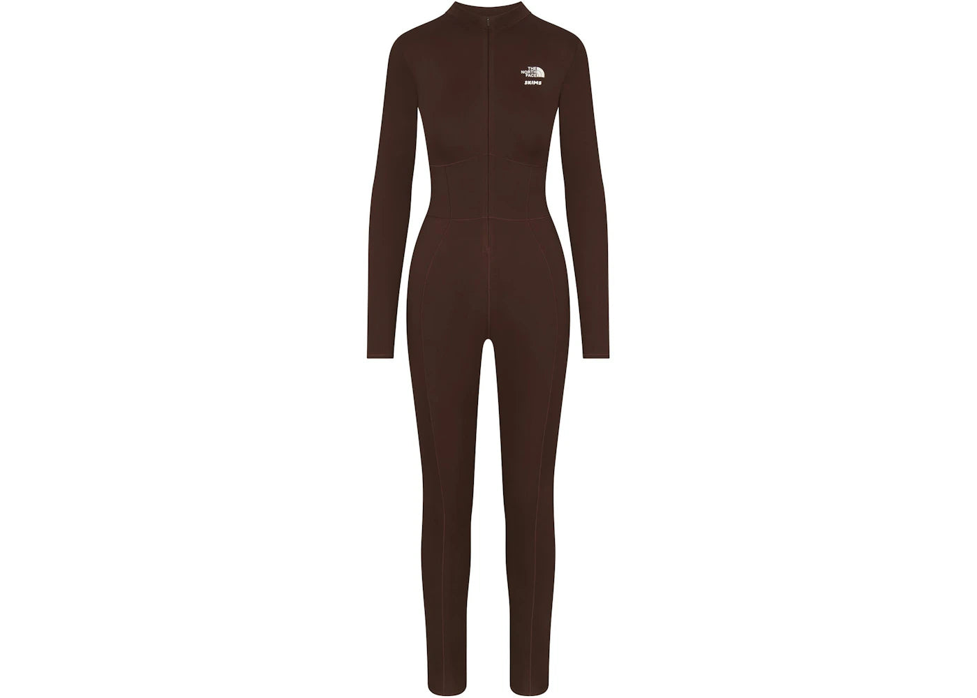 SKIMS x TNF Refina Bodysuit Cocoa -1