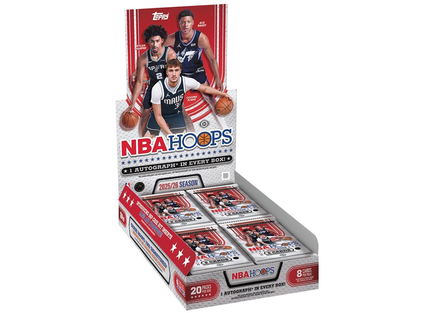 2026 Topps NBA Hoops Basketball Hobby Box -1
