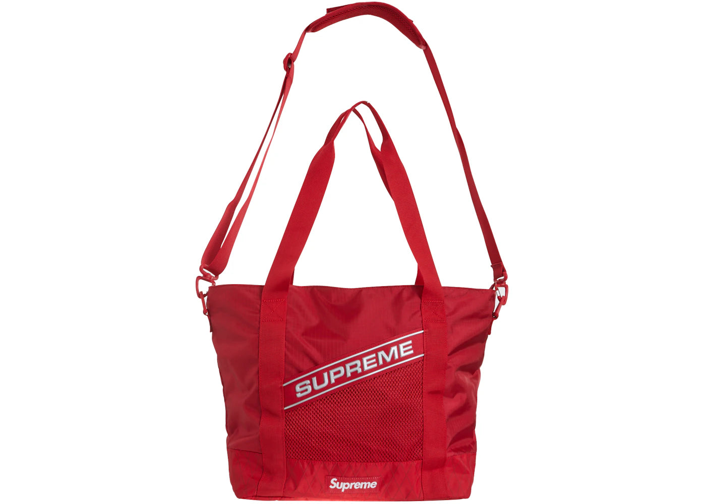 Supreme Logo Tote Bag Red -1