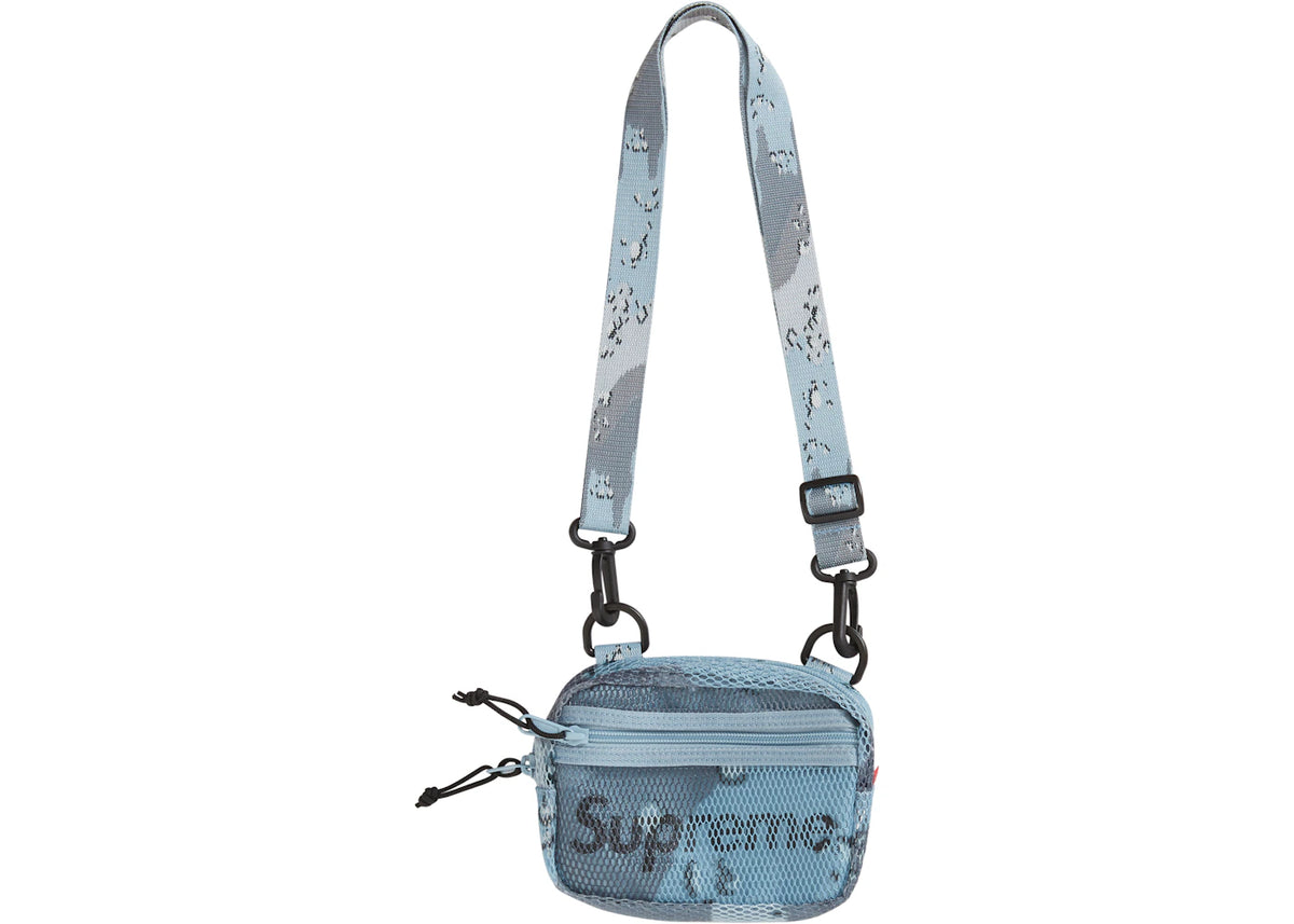 Supreme Small Shoulder Bag (SS20) Blue Chocolate Chip Camo -1