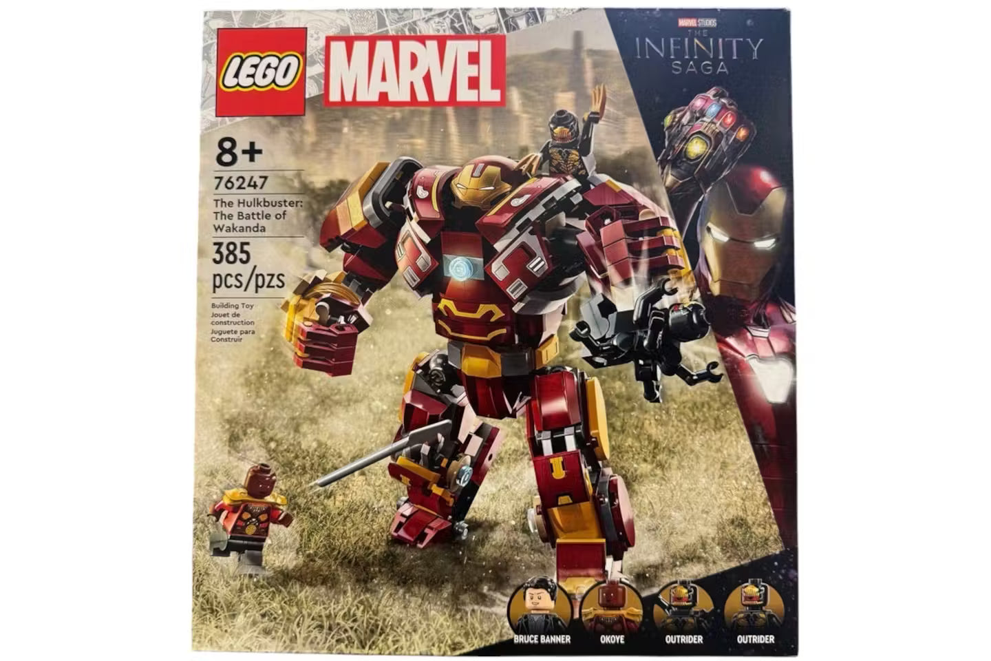 LEGO Marvel The  null  Saga The Hulkbuster: The Battle of Wakanda Set 76247 -1