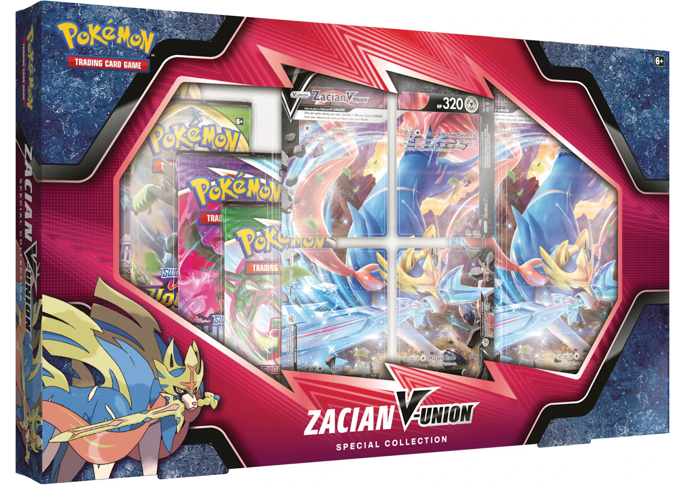 Pokémon TCG Sword & Shield Zacian V-UNION Special Collection Box -1