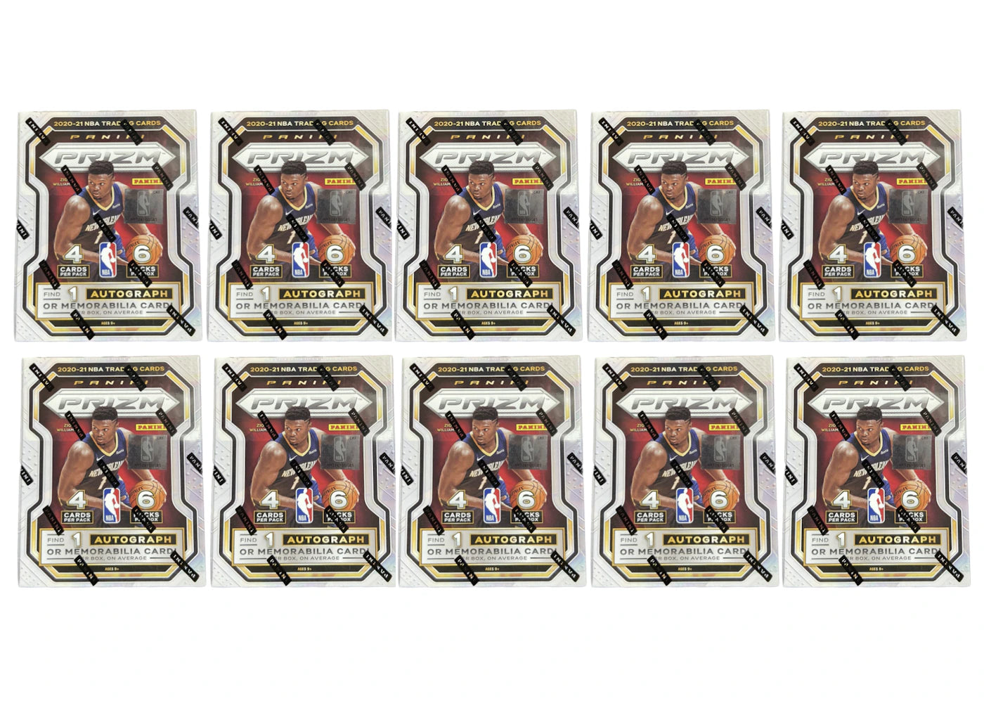 2020-21 Panini Prizm Basketball Blaster Box 10x Lot -1