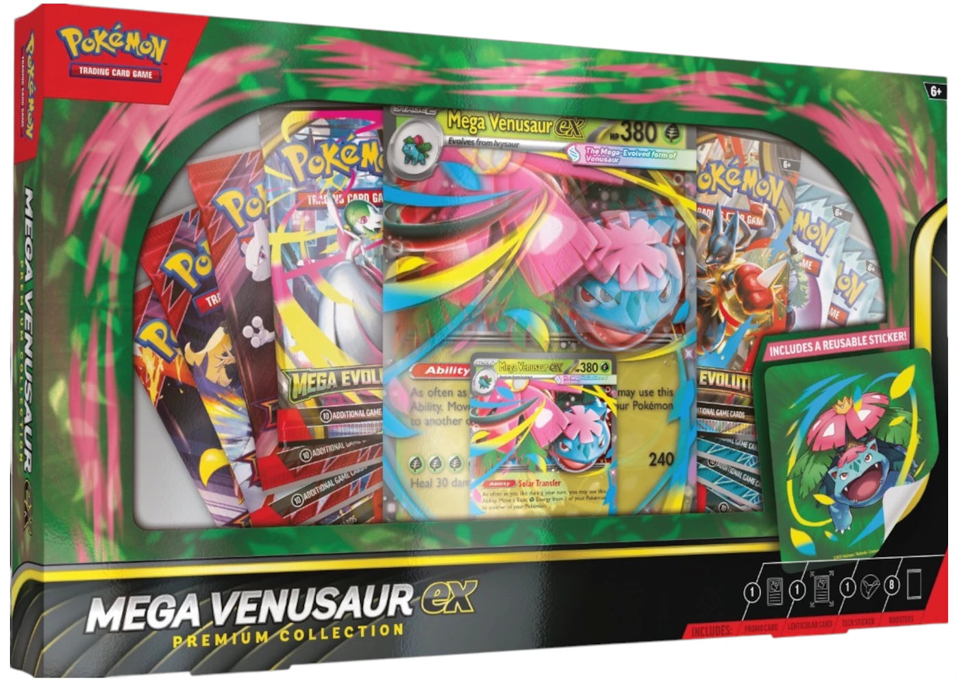 2025 Pokémon Mega Evolution Venusaur ex Premium Collection -1