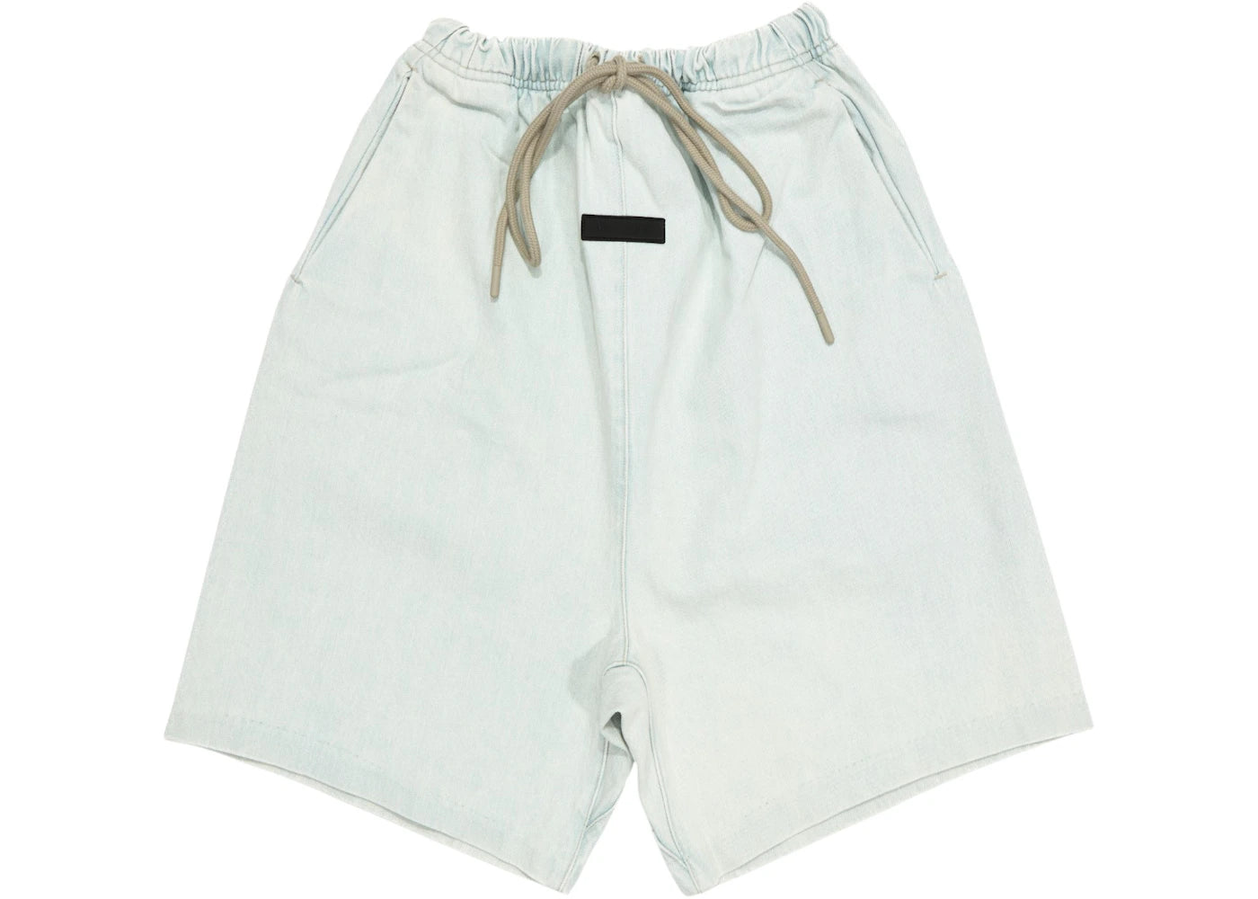 Fear of God Essentials Relaxed Short Light Wash Denim -1
