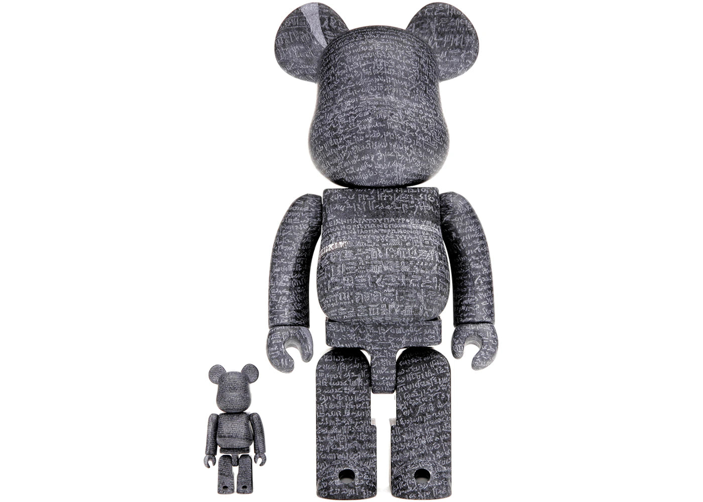 Bearbrick The British Museum (The Rosetta Stone) 100% & 400% Set -1