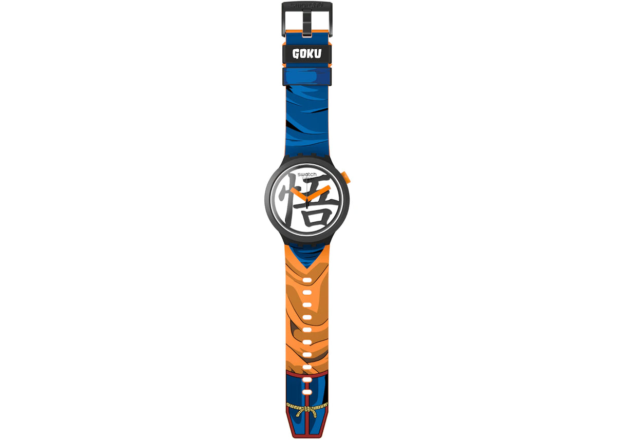 Swatch Dragonball Z Goku SB01Z101 (White) -1