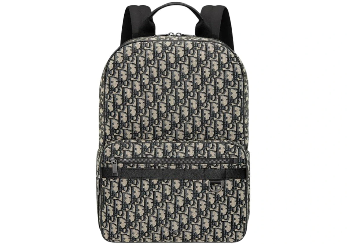 Dior Safari Oblique Backpack Beige/Black -1