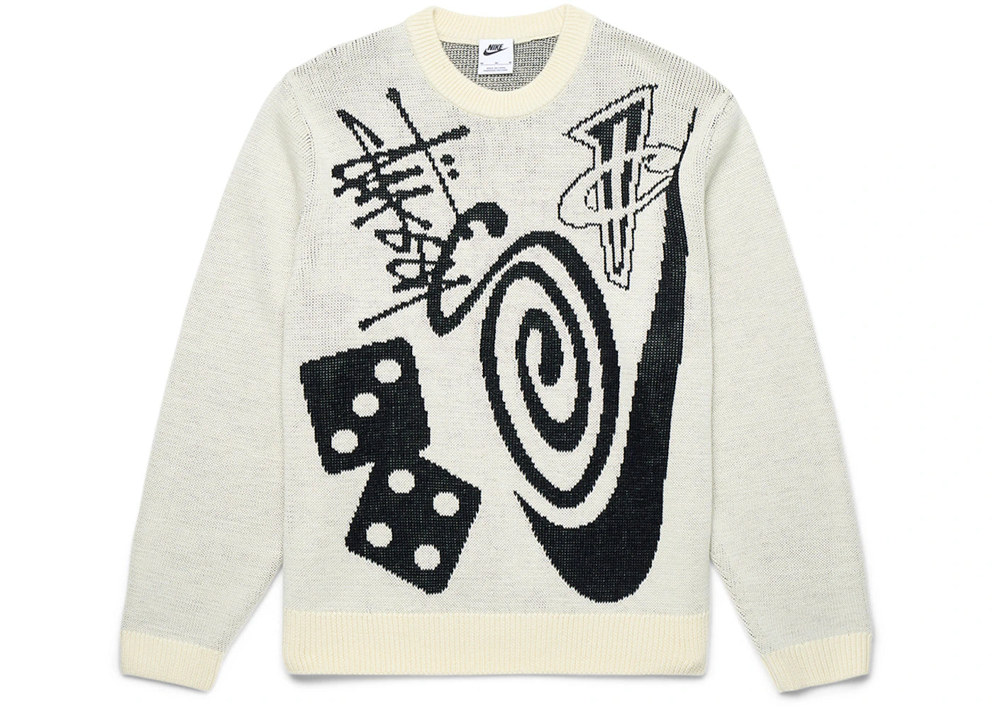 Nike x Stussy Knit Sweater Natural -1