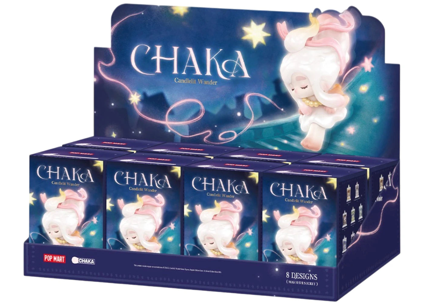 Pop Mart CHAKA Candlelit Wander Series Figures Sealed Case (8 Blind Box) -1