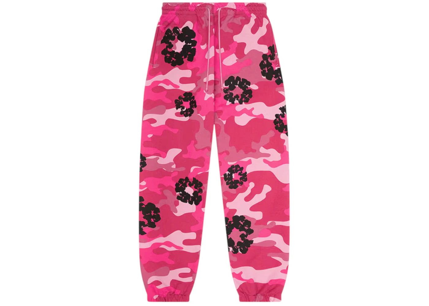 Denim Tears The Cotton Wreath Sweatpant Pink Camo -1