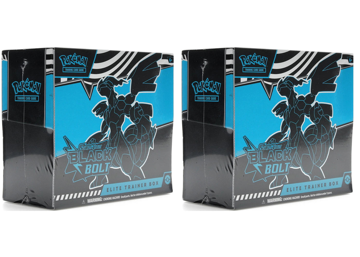 2025 Pokémon Scarlet & Violet Black Bolt Elite Trainer Box 2x Lot -1