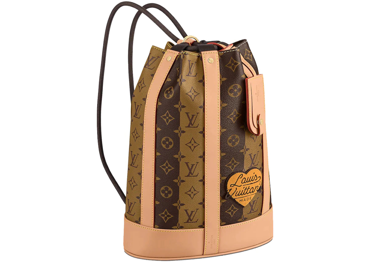Louis Vuitton x Nigo Randonée Messenger Monogram Stripes Brown -1
