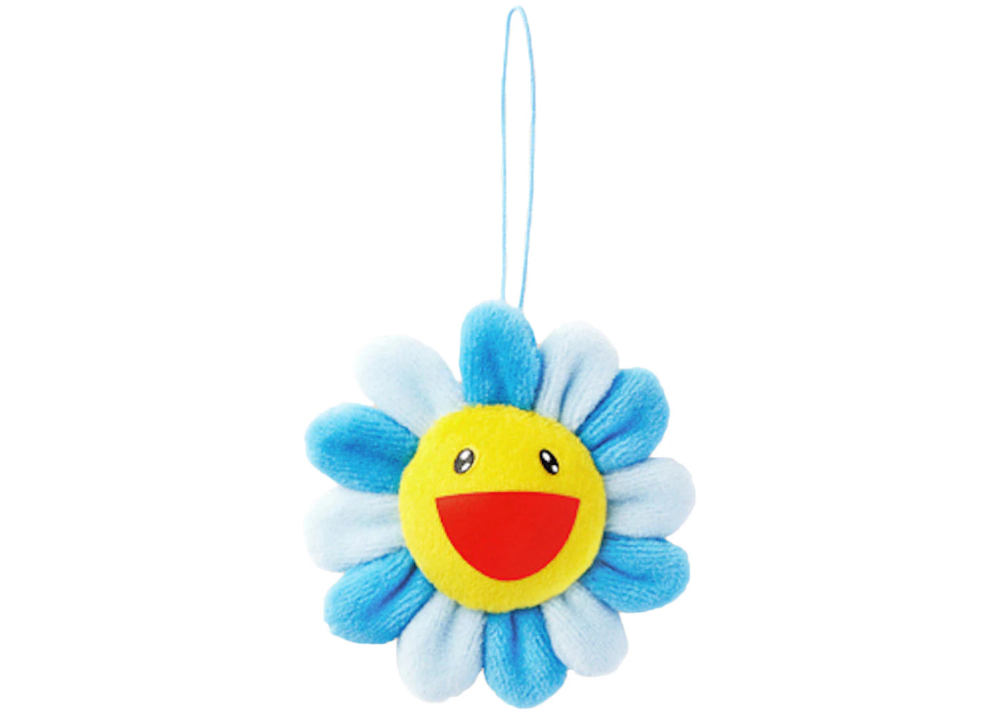 Takashi Murakami Flower Plush Pin Blue -1