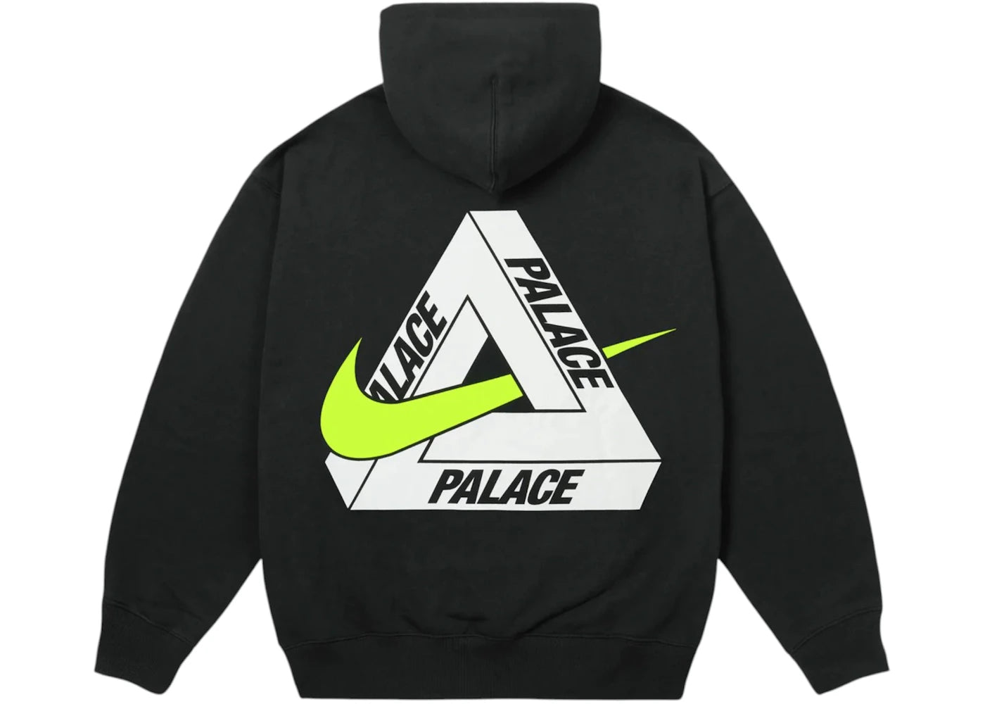 Palace x Nike Tri Swoosh Hood Black -1