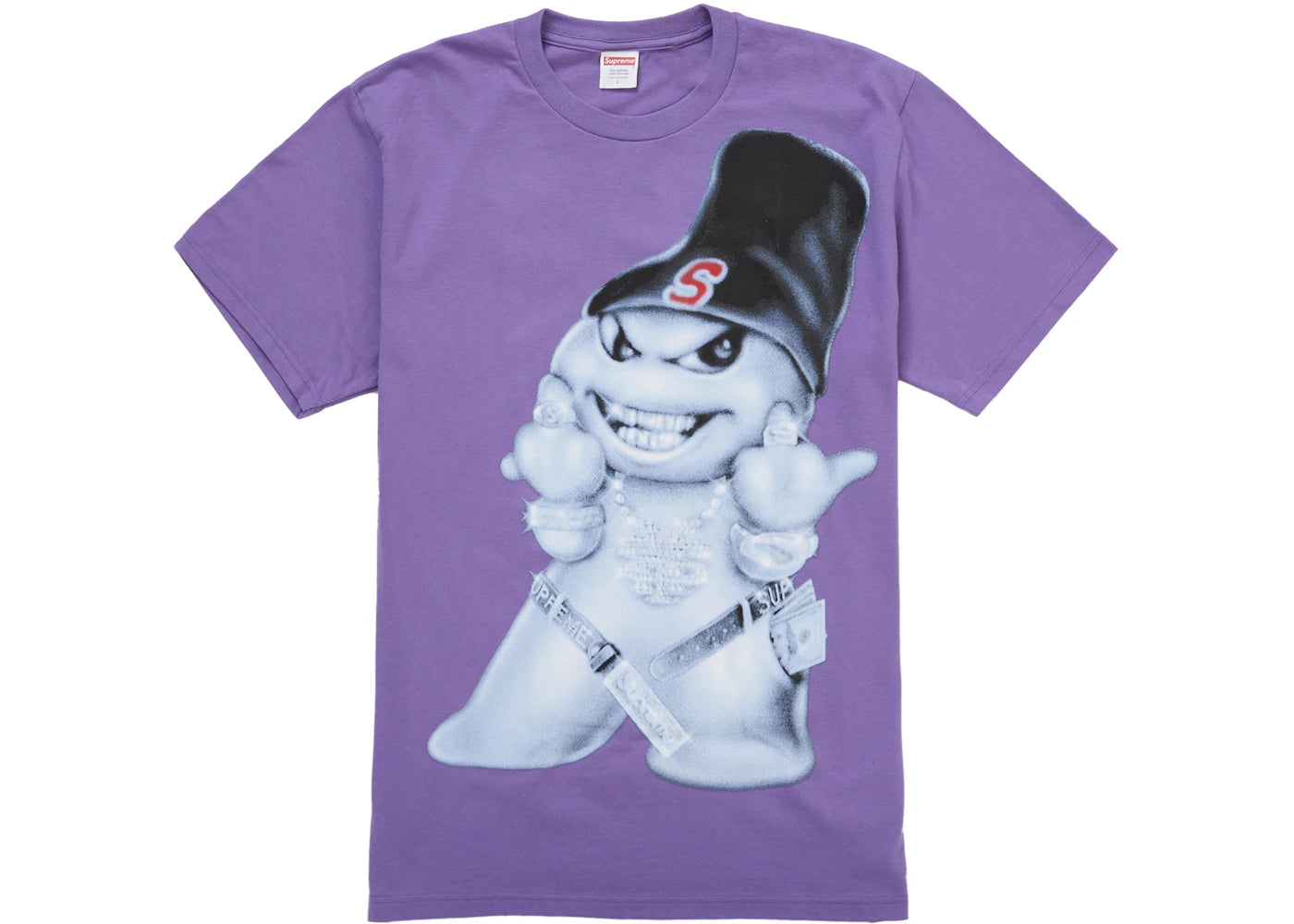 Supreme Snowman Tee Purple -1